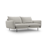 Vienna 3-Sitzer Sofa aus Strukturierter Stoff in Hellgrau (Asgard 27/ Positano 83), 200x92x95 cm von Cosmopolitan Design – Bild 1