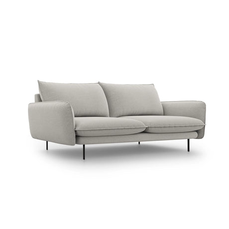 Vienna 3-Sitzer Sofa aus Strukturierter Stoff in Hellgrau (Asgard 27/ Positano 83), 200x92x95 cm von Cosmopolitan Design – Bild 1