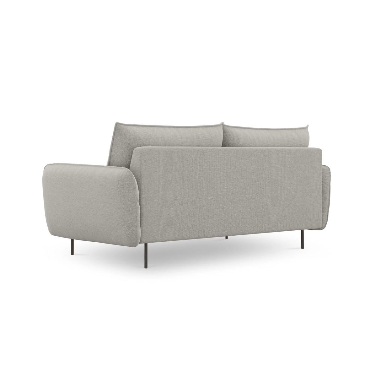 Vienna 3-Sitzer Sofa aus Strukturierter Stoff in Hellgrau (Asgard 27/ Positano 83), 200x92x95 cm von Cosmopolitan Design – Bild 4