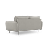 Vienna 3-Sitzer Sofa aus Strukturierter Stoff in Hellgrau (Asgard 27/ Positano 83), 200x92x95 cm von Cosmopolitan Design – Bild 4