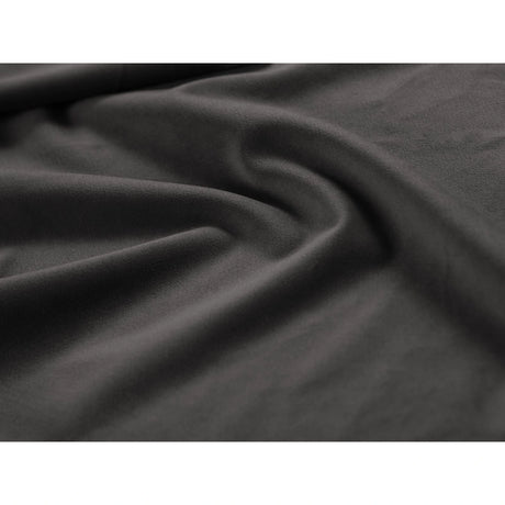 Vienna 7-Sitzer Panorama Ecksofa, Rechte Seite, aus Samt in Dunkelgrau (Bluvel 18), Beine aus Schwarzes Metall, 330x235x95 cm von Cosmopolitan Design – Bild 6