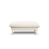 Vienna Pouf aus Boucle in Beige (Ascot NATA), 93x73x43 cm von Cosmopolitan Design – Bild 4