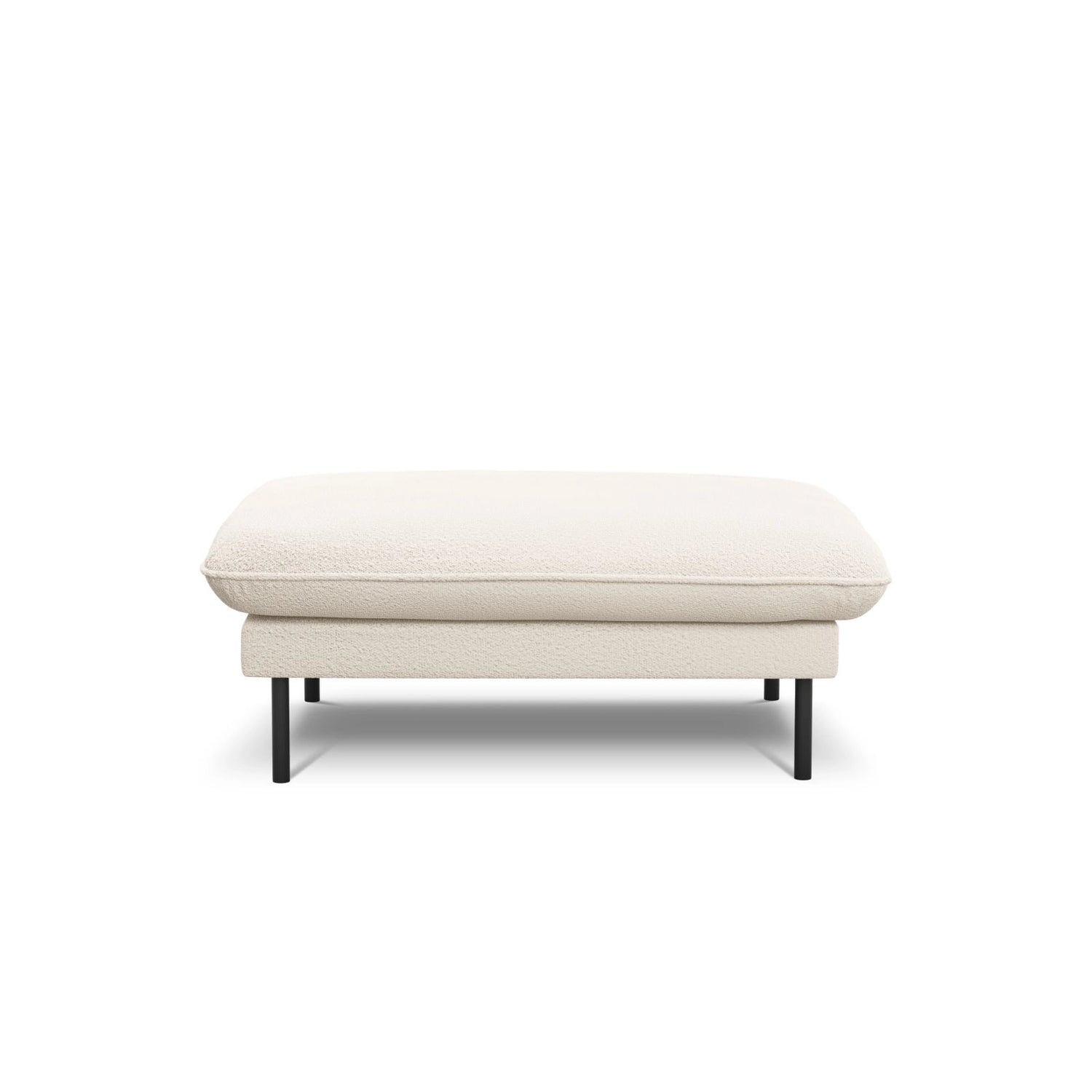 Vienna Pouf aus Boucle in Beige (Ascot NATA), 93x73x43 cm von Cosmopolitan Design – Bild 3