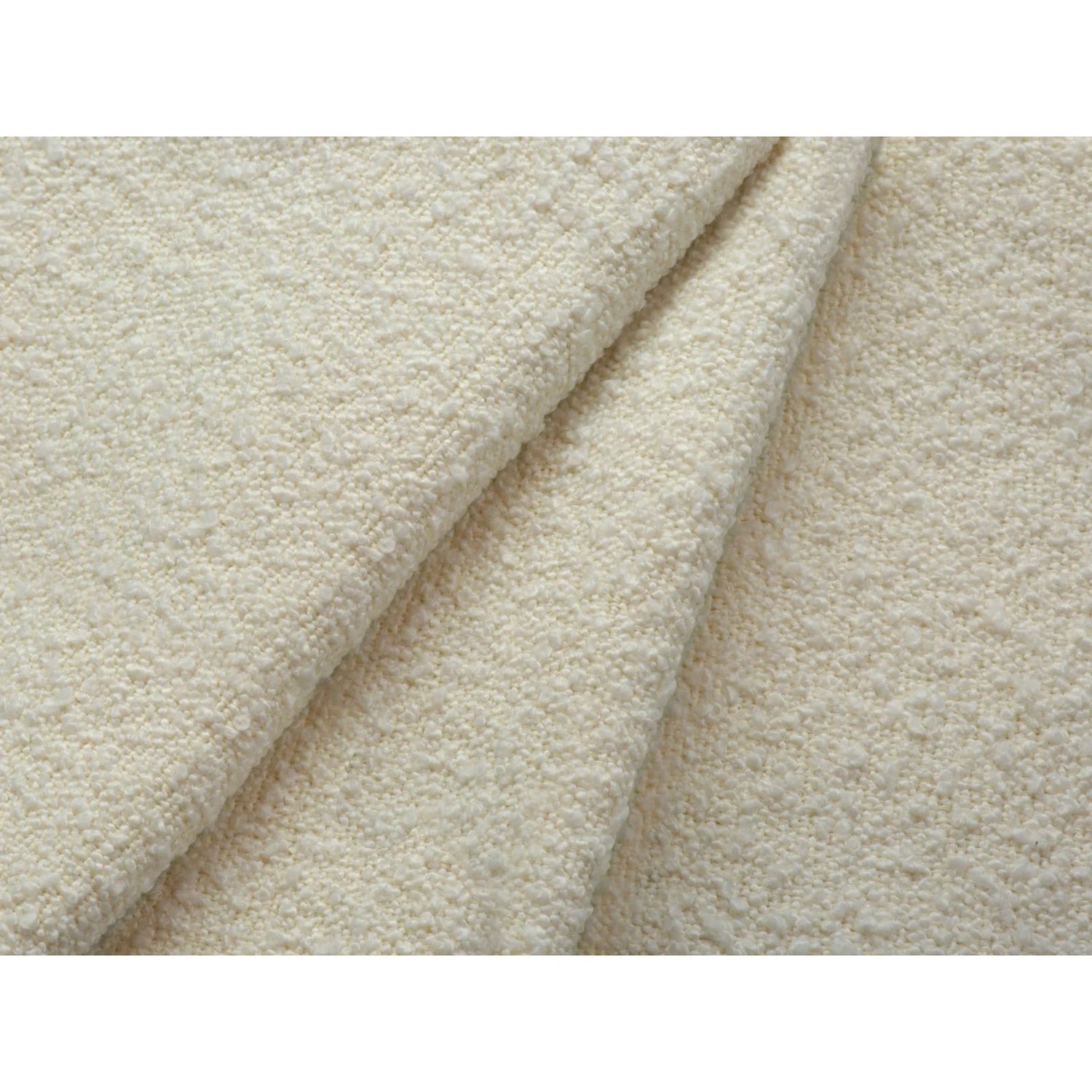 Vienna Pouf aus Boucle in Beige (Ascot NATA), 93x73x43 cm von Cosmopolitan Design – Bild 4