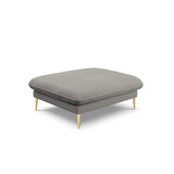 Vienna Pouf aus Boucle in Grau (Ascot Taupe), 93x73x43 cm von Cosmopolitan Design – Bild 1