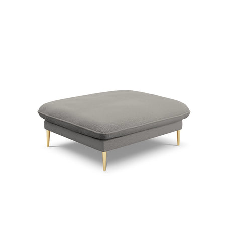 Vienna Pouf aus Boucle in Grau (Ascot Taupe), 93x73x43 cm von Cosmopolitan Design – Bild 1