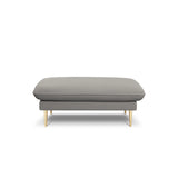 Vienna Pouf aus Boucle in Grau (Ascot Taupe), 93x73x43 cm von Cosmopolitan Design – Bild 4