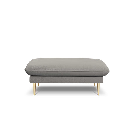 Vienna Pouf aus Boucle in Grau (Ascot Taupe), 93x73x43 cm von Cosmopolitan Design – Bild 4