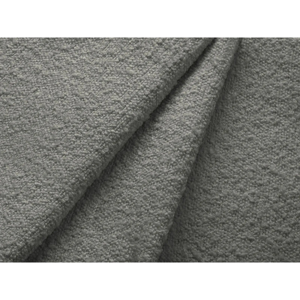 Vienna Pouf aus Boucle in Grau (Ascot Taupe), 93x73x43 cm von Cosmopolitan Design – Bild 5