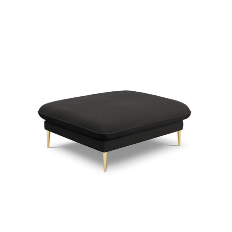 Vienna Pouf aus Boucle in Schwarz (Ascot Black), 93x73x43 cm von Cosmopolitan Design – Bild 1