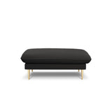 Vienna Pouf aus Boucle in Schwarz (Ascot Black), 93x73x43 cm von Cosmopolitan Design – Bild 4