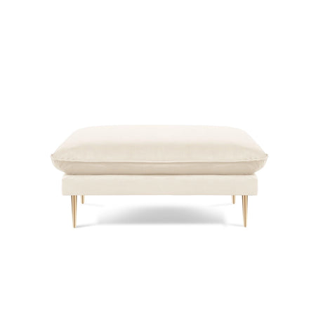 Vienna Pouf aus Samt, Boucle oder Strukturstoff, 93x73x43 cm von Cosmopolitan Design – Bild 3