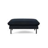 Vienna Pouf aus Samt in Dunkelblau (Bluvel 89), 93x73x43 cm von Cosmopolitan Design – Bild 3
