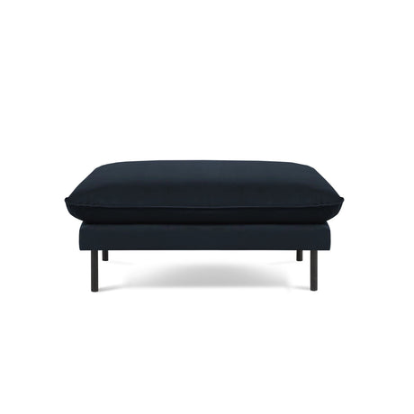 Vienna Pouf aus Samt in Dunkelblau (Bluvel 89), 93x73x43 cm von Cosmopolitan Design – Bild 3