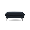 Vienna Pouf aus Samt in Dunkelblau (Bluvel 89), 93x73x43 cm von Cosmopolitan Design – Bild 3