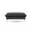 Vienna Pouf aus Samt in Dunkelgrau (Bluvel 18), 93x73x43 cm von Cosmopolitan Design – Bild 3