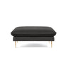 Vienna Pouf aus Samt in Dunkelgrau (Bluvel 18), 93x73x43 cm von Cosmopolitan Design – Bild 3