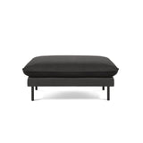 Vienna Pouf aus Samt in Dunkelgrau (Bluvel 18), 93x73x43 cm von Cosmopolitan Design – Bild 3