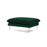 Vienna Pouf aus Samt in Flaschengrün (Bluvel 78), 93x73x43 cm von Cosmopolitan Design – Bild 1