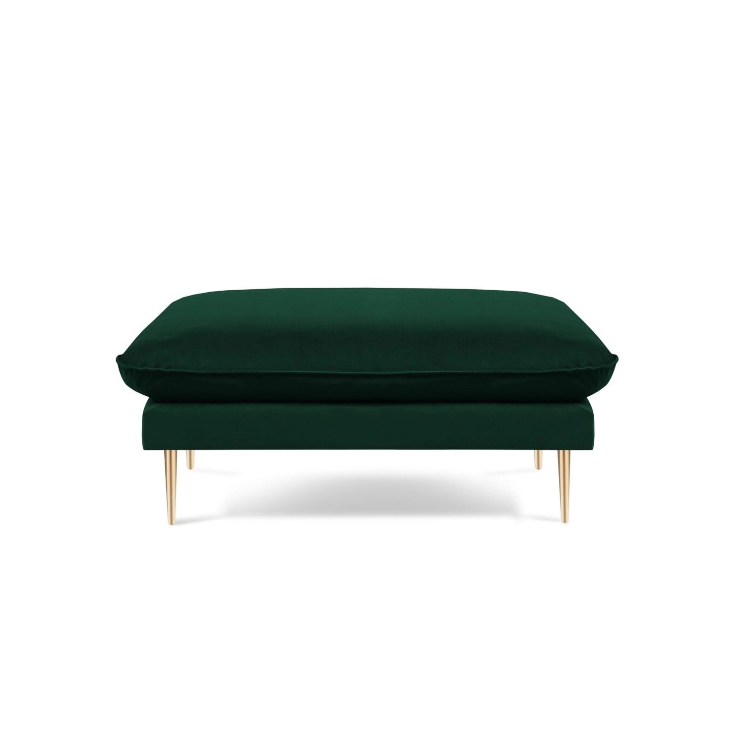 Vienna Pouf aus Samt in Flaschengrün (Bluvel 78), 93x73x43 cm von Cosmopolitan Design – Bild 3