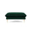 Vienna Pouf aus Samt in Flaschengrün (Bluvel 78), 93x73x43 cm von Cosmopolitan Design – Bild 3