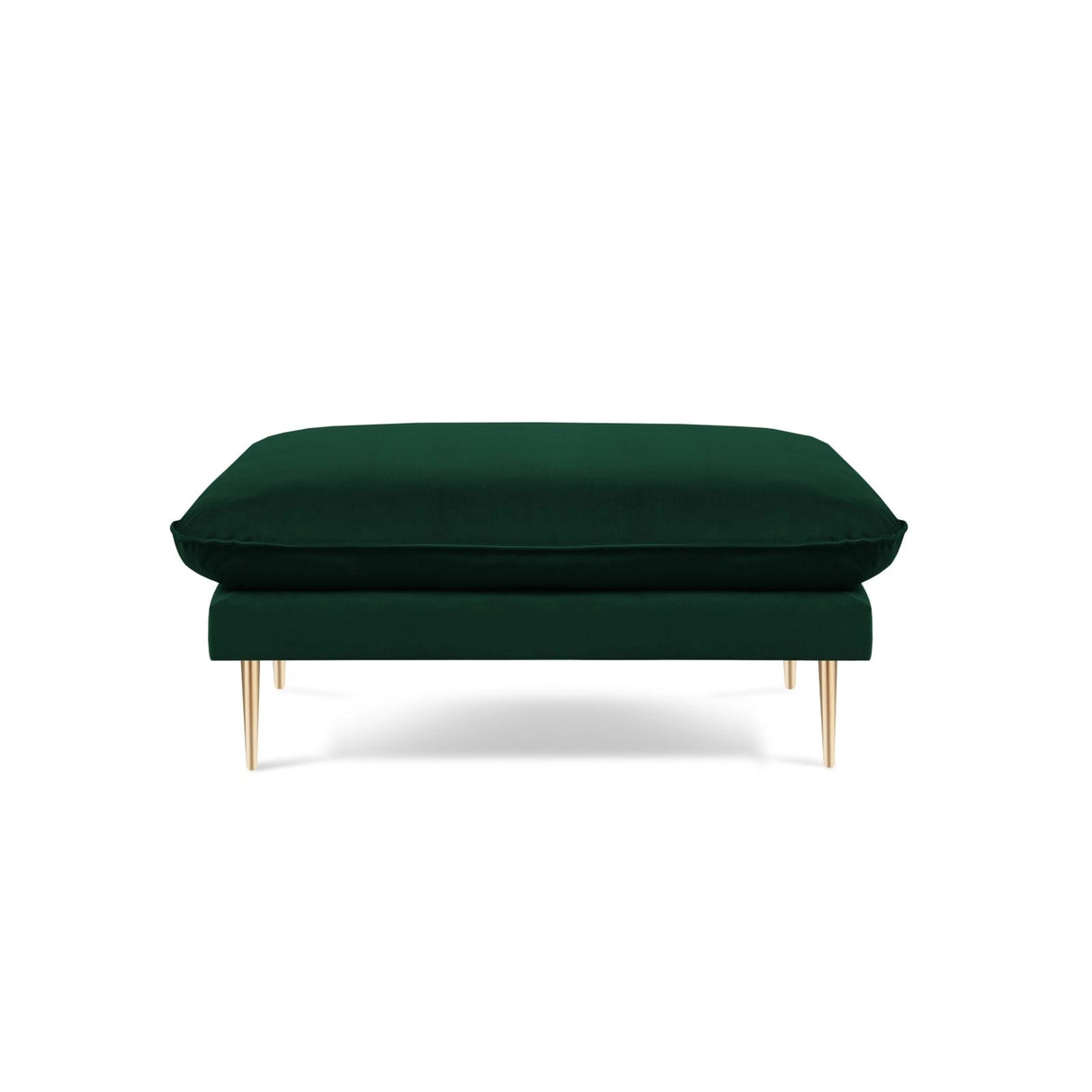 Vienna Pouf aus Samt in Flaschengrün (Bluvel 78), 93x73x43 cm von Cosmopolitan Design – Bild 3