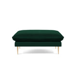 Vienna Pouf aus Samt in Flaschengrün (Bluvel 78), 93x73x43 cm von Cosmopolitan Design – Bild 3