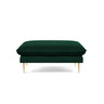 Vienna Pouf aus Samt in Flaschengrün (Bluvel 78), 93x73x43 cm von Cosmopolitan Design – Bild 3