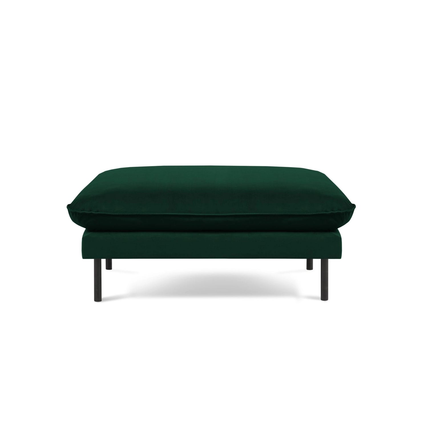 Vienna Pouf aus Samt in Flaschengrün (Bluvel 78), 93x73x43 cm von Cosmopolitan Design – Bild 3