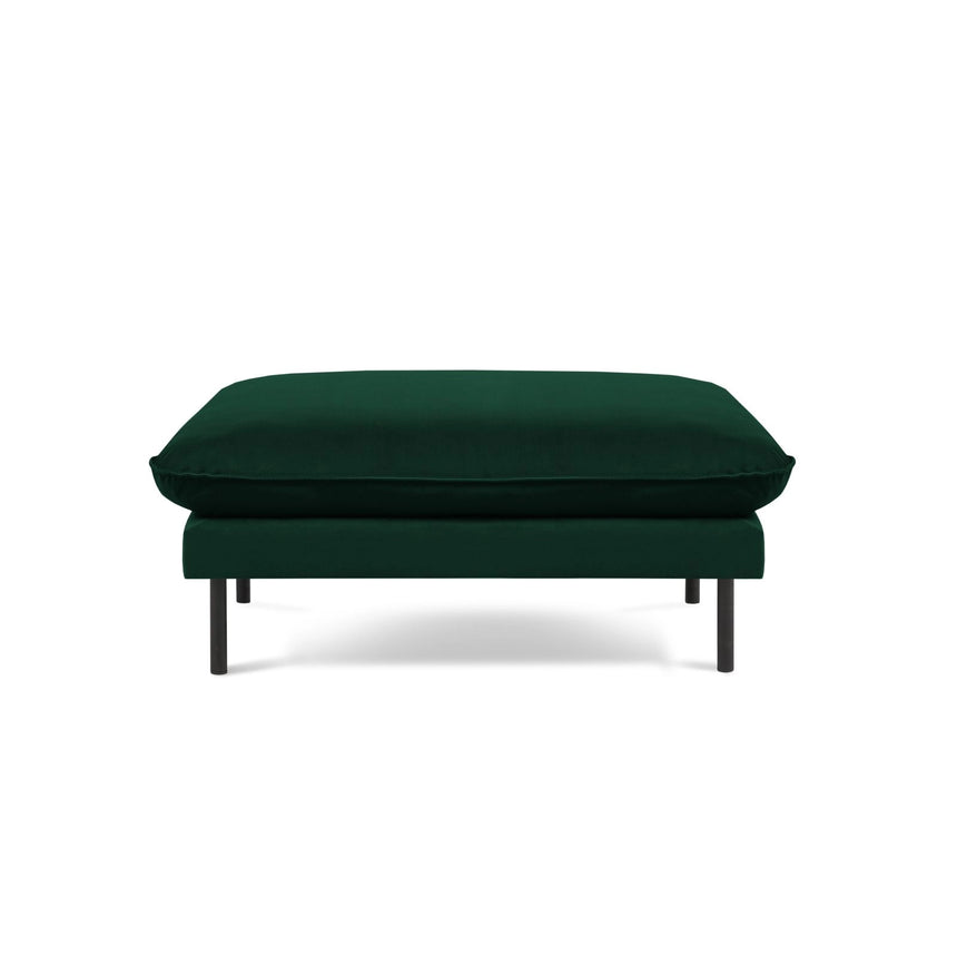 Vienna Pouf aus Samt in Flaschengrün (Bluvel 78), 93x73x43 cm von Cosmopolitan Design – Bild 3