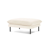Vienna Pouf aus Samt in Hellbeige (Bluvel 22), 93x73x43 cm von Cosmopolitan Design – Bild 1
