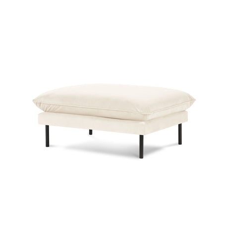 Vienna Pouf aus Samt in Hellbeige (Bluvel 22), 93x73x43 cm von Cosmopolitan Design – Bild 1