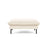 Vienna Pouf aus Samt in Hellbeige (Bluvel 22), 93x73x43 cm von Cosmopolitan Design – Bild 3