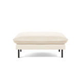 Vienna Pouf aus Samt in Hellbeige (Bluvel 22), 93x73x43 cm von Cosmopolitan Design – Bild 3