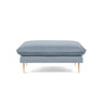 Vienna Pouf aus Samt in Hellblau (Bluvel 06), 93x73x43 cm von Cosmopolitan Design – Bild 3