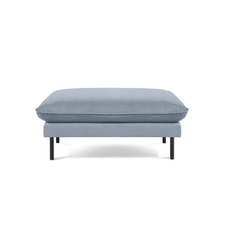 Vienna Pouf aus Samt in Hellblau (Bluvel 06), 93x73x43 cm von Cosmopolitan Design – Bild 3