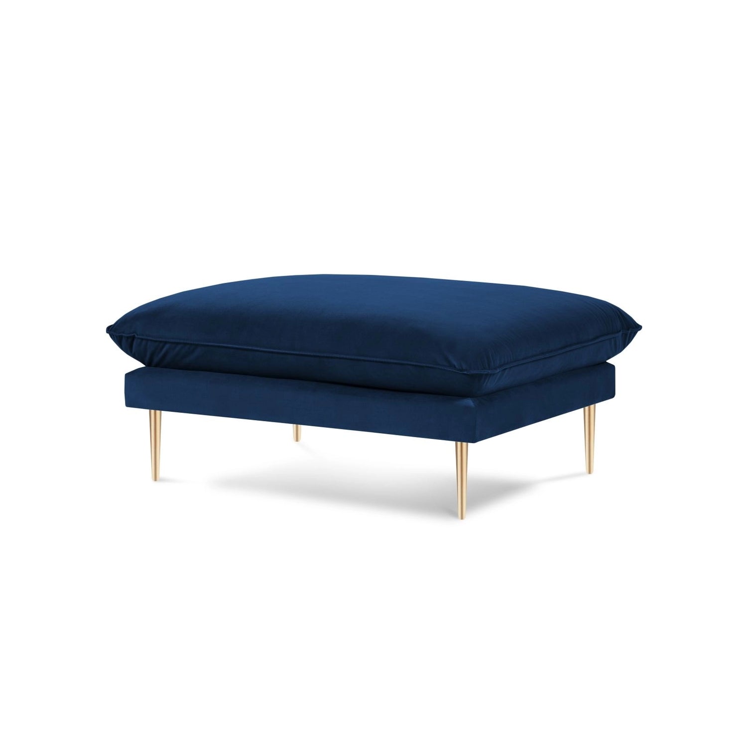 Vienna Pouf aus Samt in Königsblau (Bluvel 86), 93x73x43 cm von Cosmopolitan Design – Bild 1