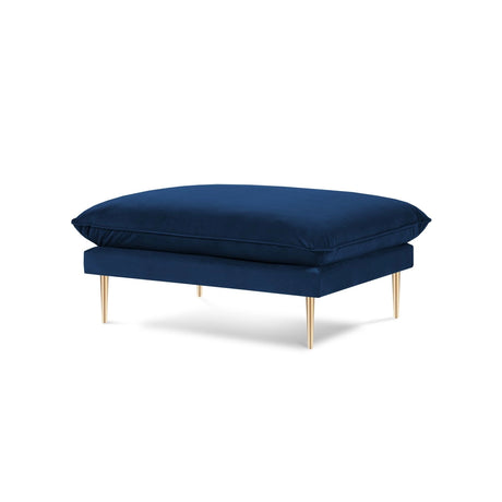 Vienna Pouf aus Samt in Königsblau (Bluvel 86), 93x73x43 cm von Cosmopolitan Design – Bild 1