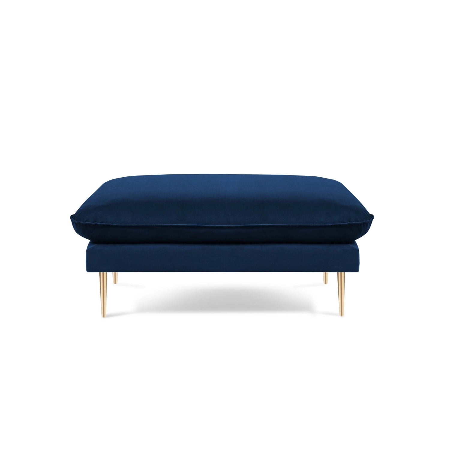 Vienna Pouf aus Samt in Königsblau (Bluvel 86), 93x73x43 cm von Cosmopolitan Design – Bild 3