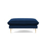 Vienna Pouf aus Samt in Königsblau (Bluvel 86), 93x73x43 cm von Cosmopolitan Design – Bild 3