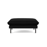 Vienna Pouf aus Samt in Schwarz (Bluvel 19), 93x73x43 cm von Cosmopolitan Design – Bild 3
