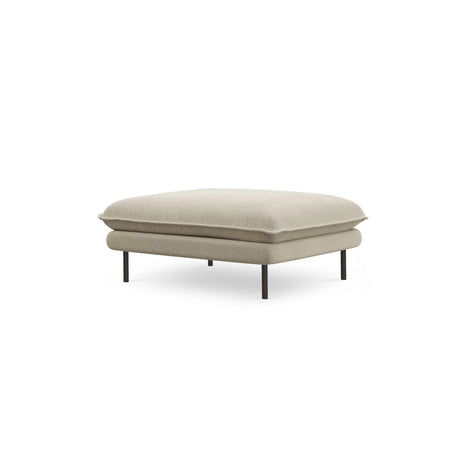 Vienna Pouf aus Strukturierter Stoff in Beige (Positano 8), 93x73x43 cm von Cosmopolitan Design – Bild 1