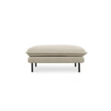 Vienna Pouf aus Strukturierter Stoff in Beige (Positano 8), 93x73x43 cm von Cosmopolitan Design – Bild 4