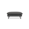 Vienna Pouf aus Strukturierter Stoff in Dunkelgrau (Positano 95), 93x73x43 cm von Cosmopolitan Design – Bild 4