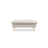Vienna Pouf aus Strukturierter Stoff in Hellbeige (Positano 02), 93x73x43 cm von Cosmopolitan Design – Bild 4