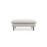 Vienna Pouf aus Strukturierter Stoff in Hellbeige (Positano 02), 93x73x43 cm von Cosmopolitan Design – Bild 4