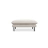 Vienna Pouf aus Strukturierter Stoff in Hellbeige (Positano 02), 93x73x43 cm von Cosmopolitan Design – Bild 4