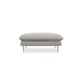 Vienna Pouf aus Strukturierter Stoff in Hellgrau (Asgard 27/ Positano 83), 93x73x43 cm von Cosmopolitan Design – Bild 4