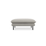 Vienna Pouf aus Strukturierter Stoff in Hellgrau (Asgard 27/ Positano 83), 93x73x43 cm von Cosmopolitan Design – Bild 4