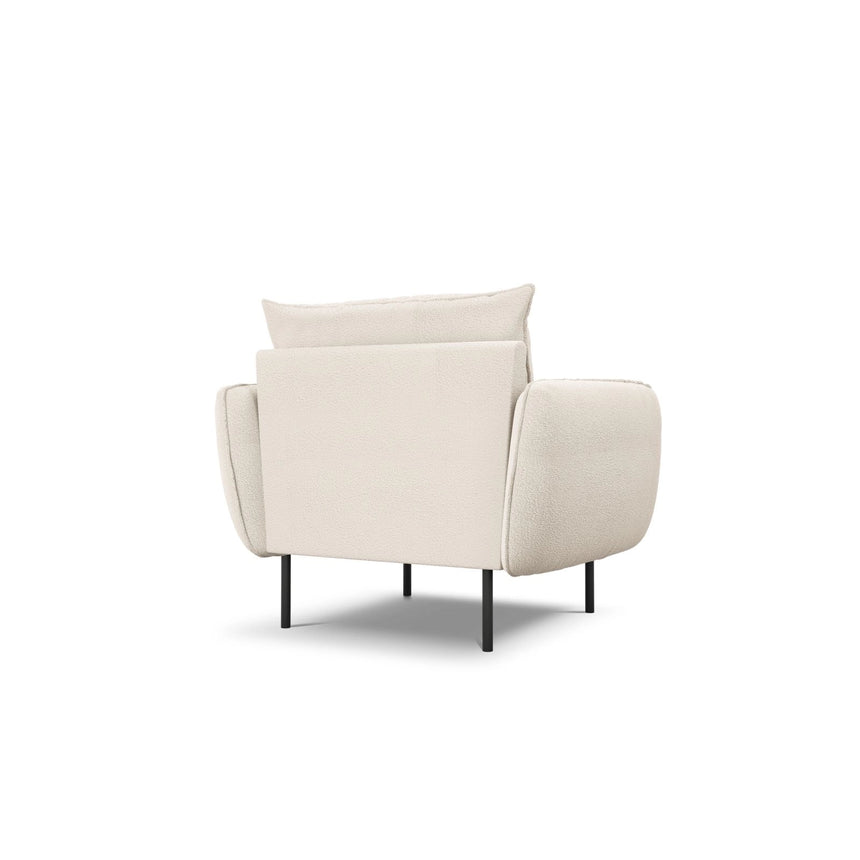 Vienna Sessel aus Boucle in Beige (Ascot NATA), 97x94x95 cm von Cosmopolitan Design – Bild 5